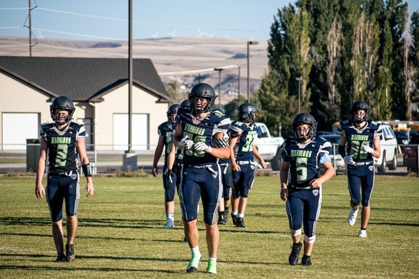 Football Players walking